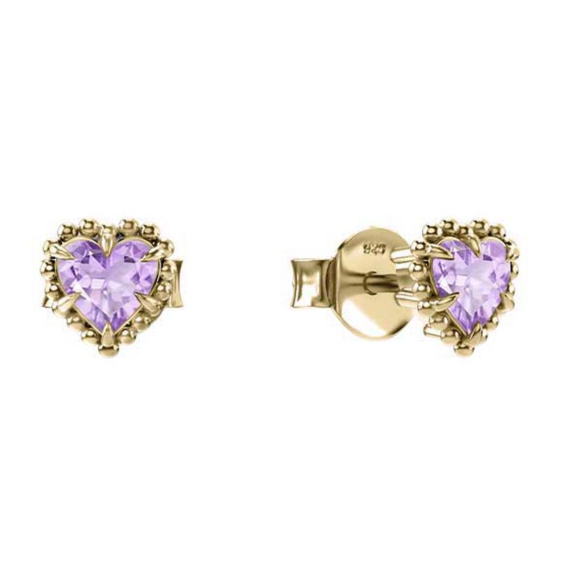 Stolen Girlfriends Club Dahlia's Heart Earrings image number 0